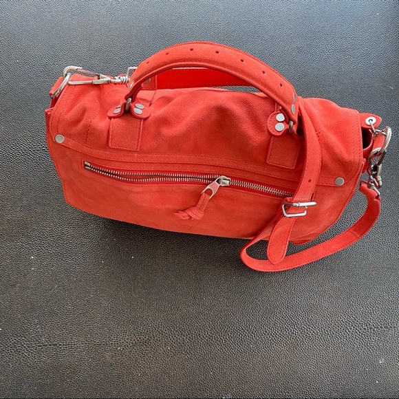 Proenza Schouler, ps1, fringe, coral, suede - Picture 5 of 5